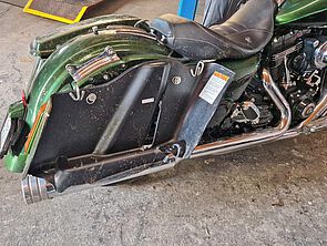 Harley Davidson vor der Restaurierung