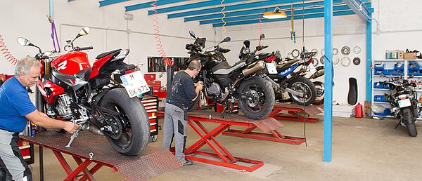 Motorrad Werkstatt Mallorca