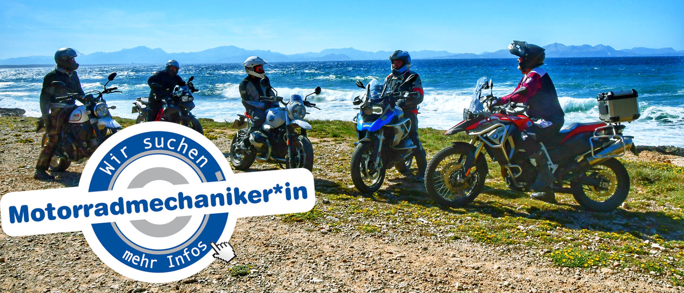 Motorrad, Meer, Mallorca – Komm in unser Team!