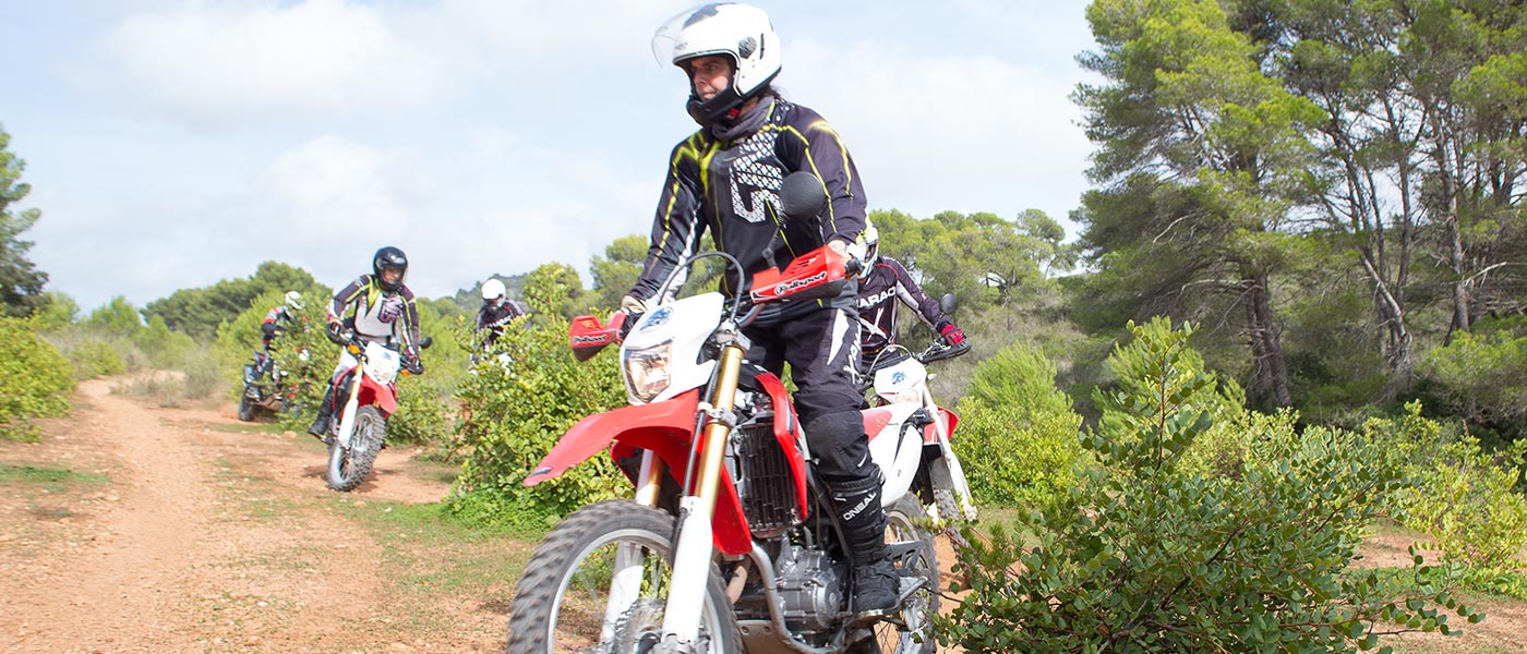 Motorcycle off road, training and touren on Mallorca